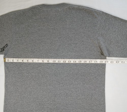 Volcom T-Shirt Medium Mens Gray Vintage Y2K Crew Neck Slim Fit Shrunk Down - Picture 9 of 10