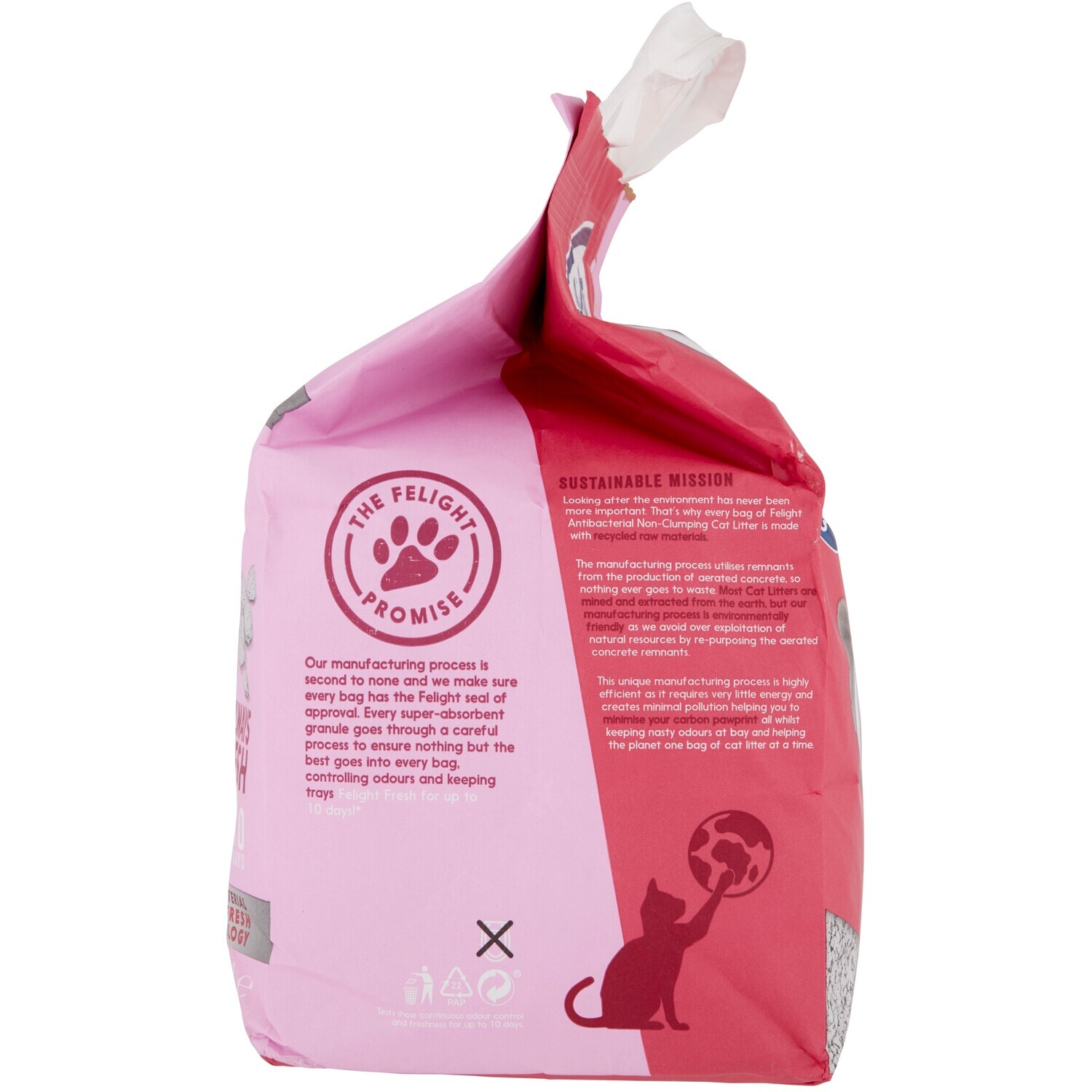 Felight 10L Antibacterial NonClumping Cat Litter 5011914204953 eBay