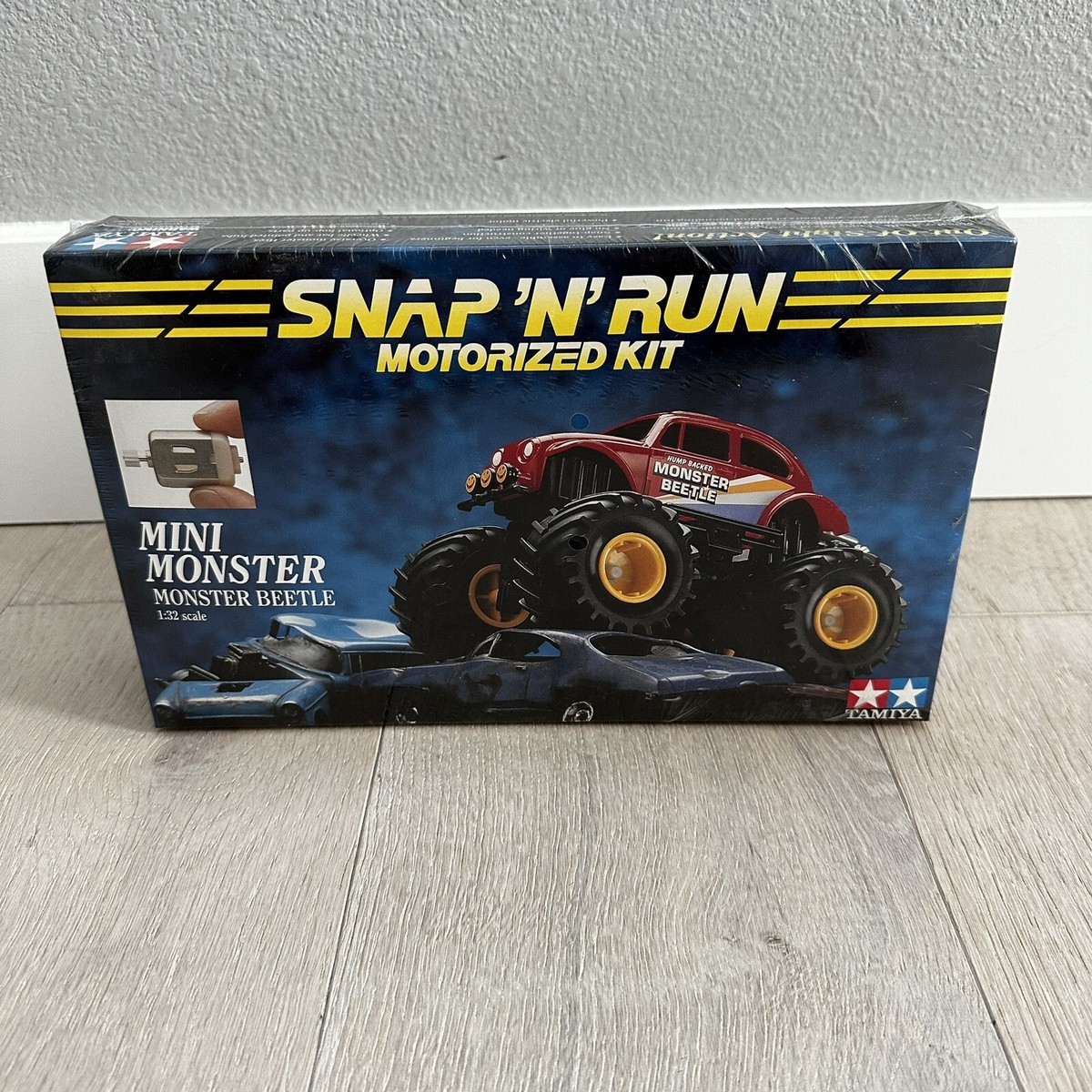 自動車 SNAP N RUN MOTORIZED KIT MINI MONSTER Snap 'N' Run Motorized Kit Mini Monster Clod Buster 1:32