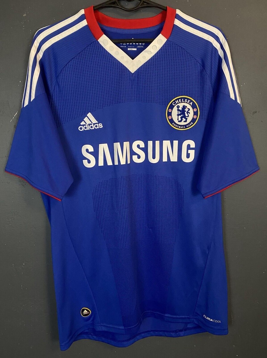 MEN'S FC CHELSEA 2010/2011 DIDIER DROGBA #11 FOOTBALL SOCCER