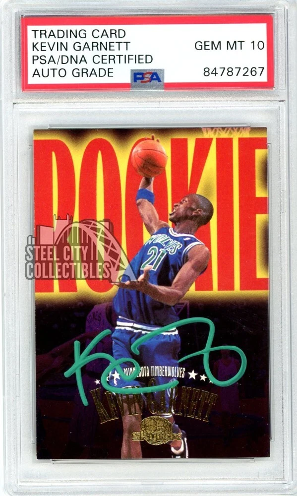 その他 KEVIN GARNETT auto psa9 1995 Metal Basketball Kevin Garnett #167 PSA 9 MINT on Fanatics