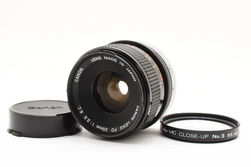 [Look] Exc-3 Canon FD 35mm f/3.5 S.C. MF Wide Angle Lens From Japan 2490296
