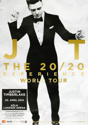 Justin Timberlake - Mirrors, Köln 2014 | Konzertplakat | Poster