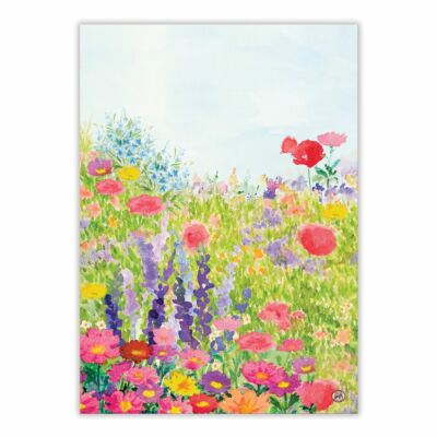 Michel Design Works Cotton Kitchen Tea Towel Floral The Meadow - NEW