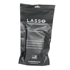 1 Pair Lasso Knee High White Medical Compression Socks Size M Ankle Support