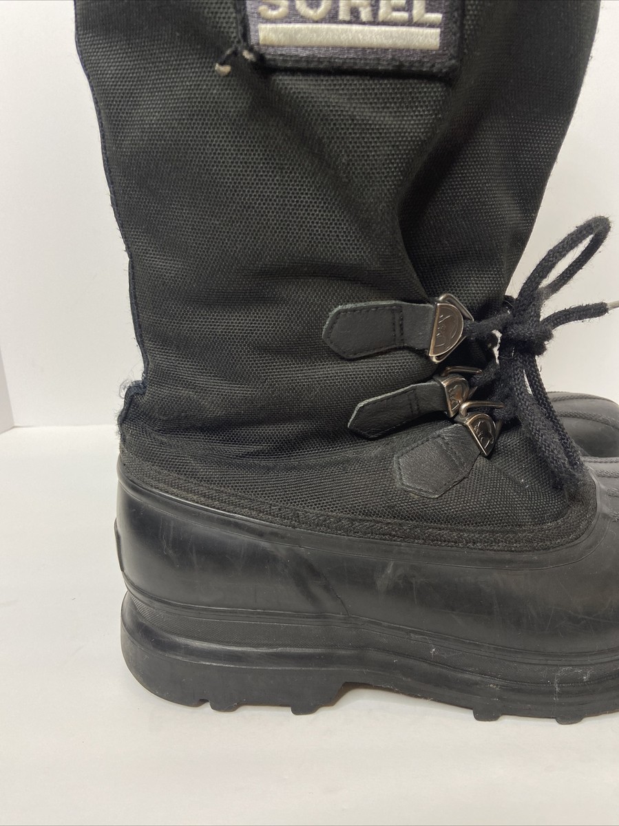 SOREL Bear mens 8 black Insulated Snow Boots NM1023-010 SOREL Bear mens 8 black Insulated Snow Boots NM1023-010