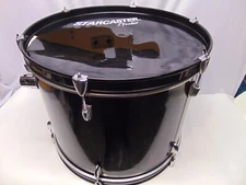 Starcaster by Fender Bass drum 18 1/2" x22 1/2"  black color shell
