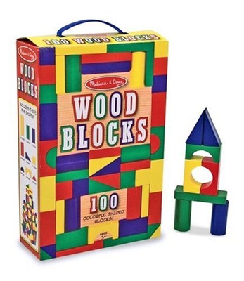 Buy 100 Piece Melissa Doug Wooden Building Blocks Toy Set Classic Toys Kids NEW with Paypal Buy 100 Piece Melissa Doug Wooden Building Blocks Toy Set Classic Toys Kids NEW with Paypal