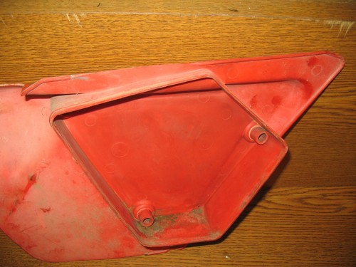 1980 XR500 LEFT FRAME AIR BOX SIDE COVER PANEL HONDA XR XL 500 17220-429-000ZA - Picture 8 of 8