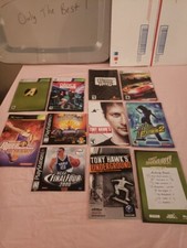 Lot Of 11 Vintage Video Game Manuals Only See Pics Estste Sale Find Cb53