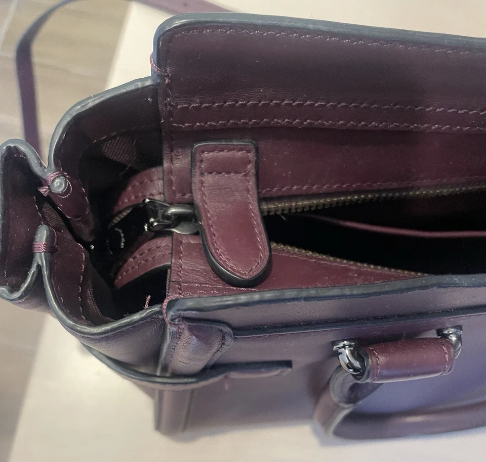 Bolso Coach Swagger Bag Oxblood Bag Foto 3 de 4