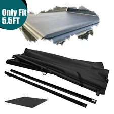 Soft Roll Up 5.5FT Tonneau Cover Truck Bed Fit For 2015-2023 Ford F150
