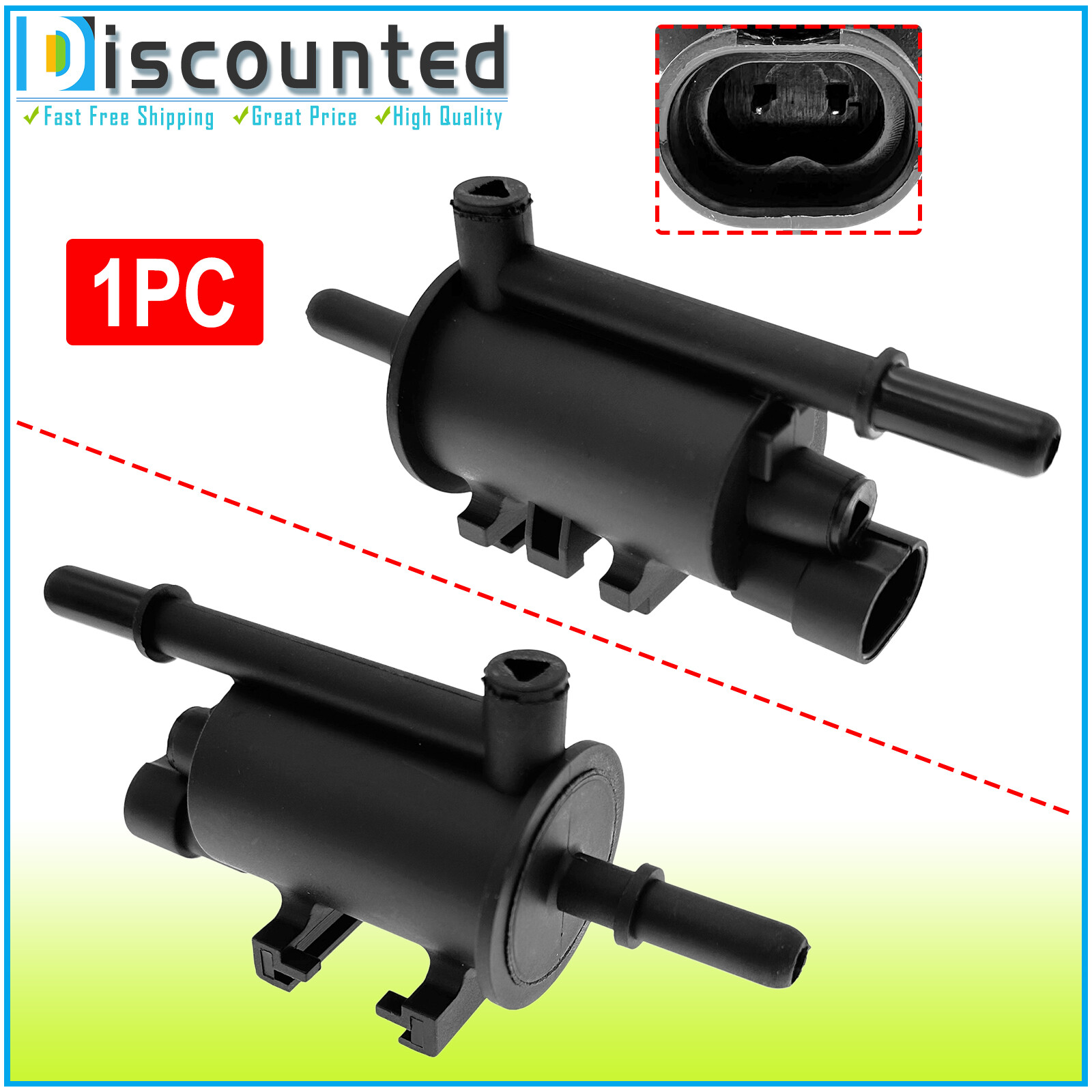 Fits Mini Cooper R50 R52 200208 EVAP Canister Solenoid Purge Valve