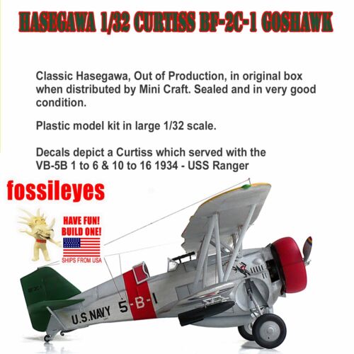 KIT OOP HASEGAWA-MINICRAFT 064 1/32 CURTISS BF 2C-1 GOSHAWK - Imagen 2 de 3