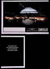 Chrysler Sebring Concorde Cirrus Lhs 300m 1999 Print Magazine Ad Poster Advert