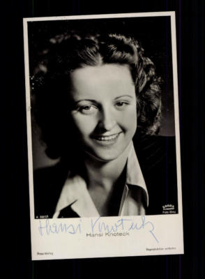 Hansi Knoteck Foto Original Signiert ## BC 141078