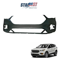 Front Bumper Cover For 2017 2018 2019 Ford Escape Primed Plastic Black Style NEW