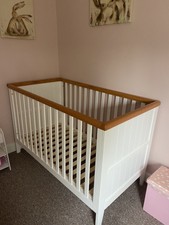 mothercare summer oak cot bed