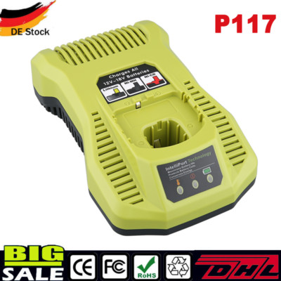 Für RYOBI P117 Ladegerät 18V Schnellladegerät One Plus P108 P107 P104 P102 Akku