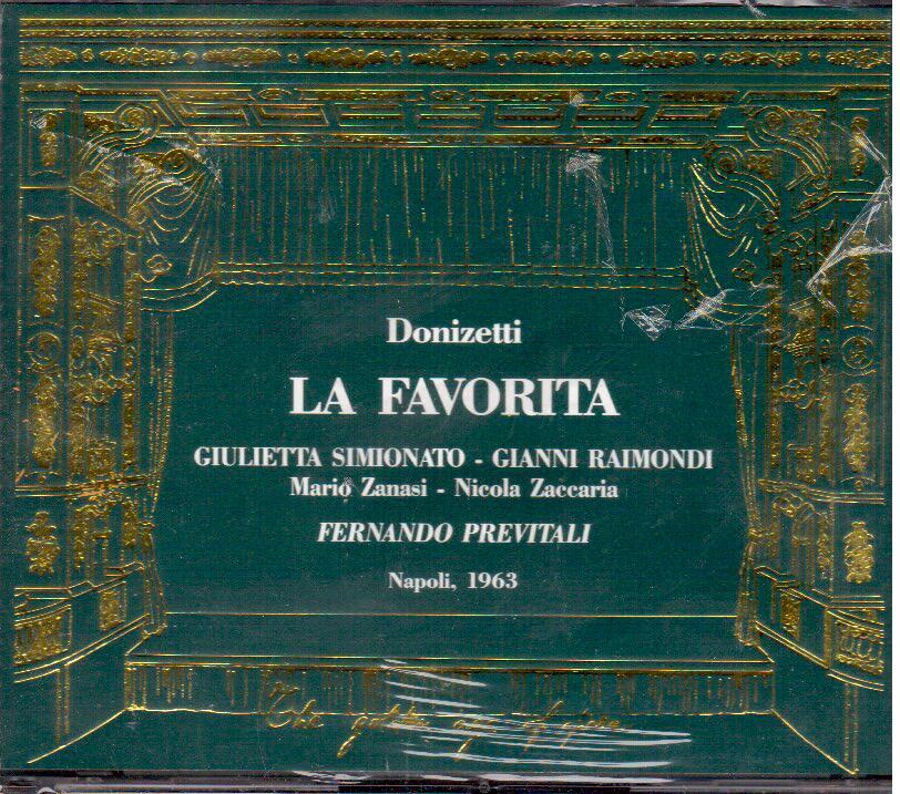 Donizetti: La Favorita / Previtali, Simionato, Raimondi, Napoli 12.5.1963 - CD