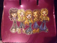 Bratz Purple Fringe Carrying Case With 1 Insert Page Some Stains