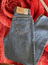 Vtg Levi's 15951 Relaxed Fit Tapered Leg 30 X 31I USA Made. ORANGE TAB
