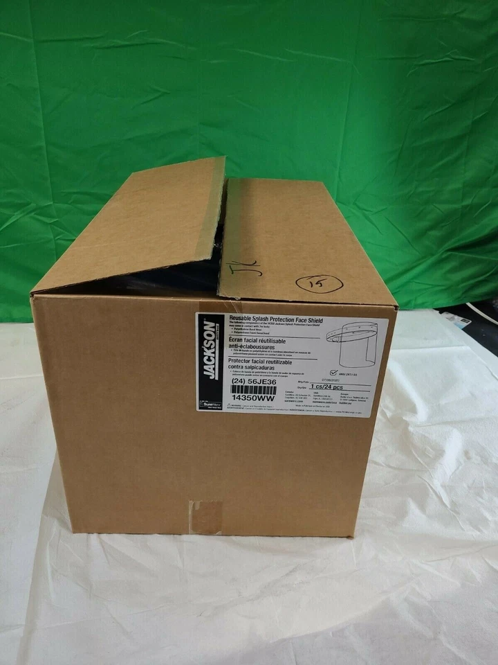 Conjunto de protector facial JACKSON SAFETY 56JE36: Pinlock-poli-anti-niebla-claro-LOTE DE 24 Foto 4 de 4