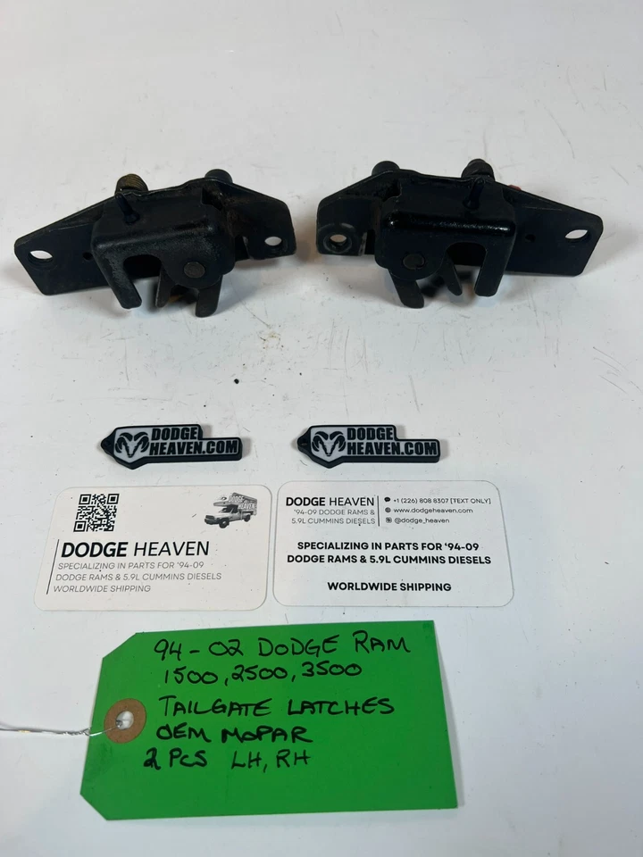 OEM Mopar 1994-2002 Dodge Ram 1500-3500 conductor/pasajero puerta trasera par Foto 4 de 4