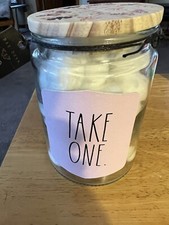 Rae Dunn Butterfly Take One cotton balls jar