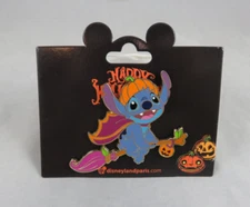 Disney Disneyland Paris DLP Pin - Stitch Flying A Broom - Halloween