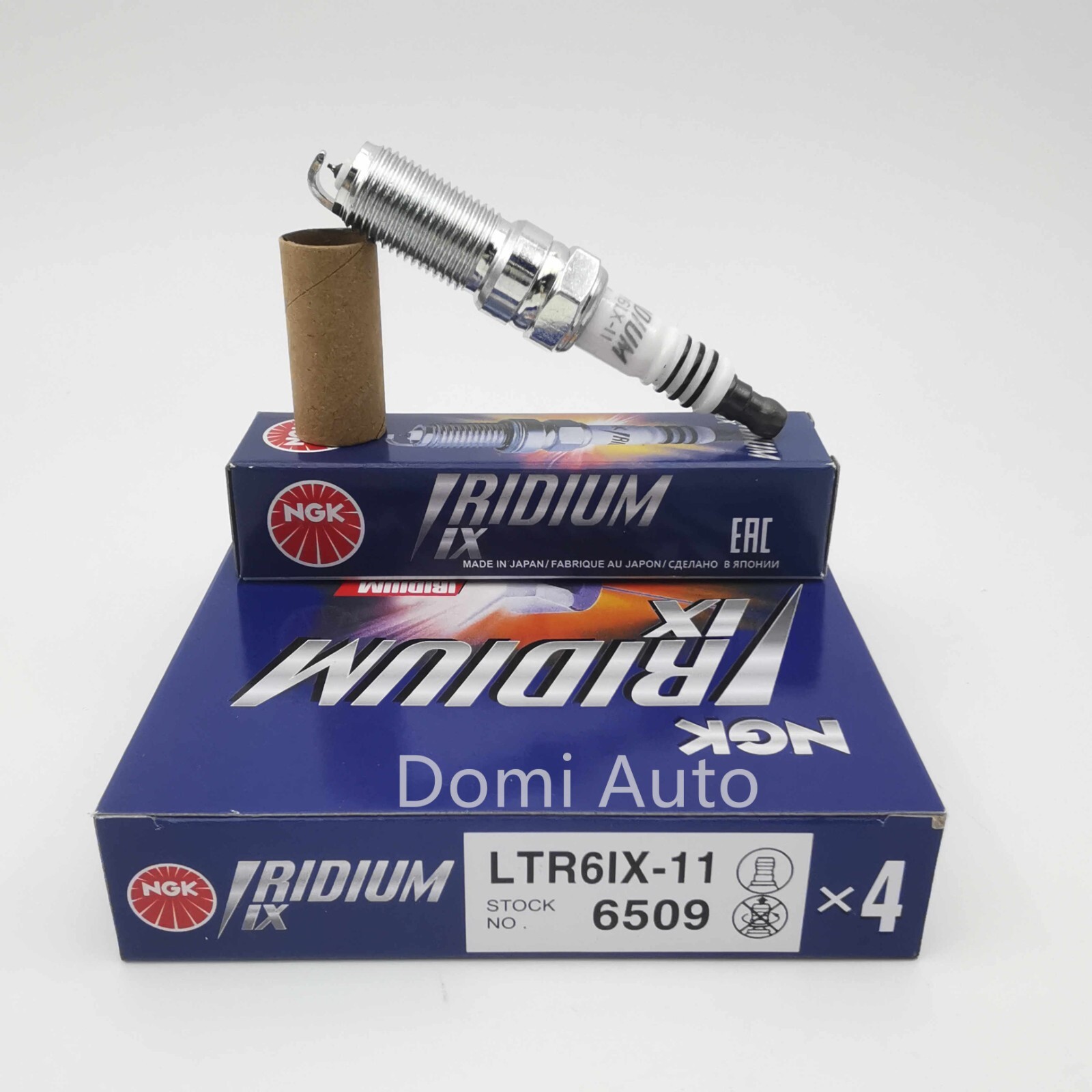 NGK Set of 4 Iridium IX Spark Plugs 1.1mm Gap 6509 for Ford Mazda