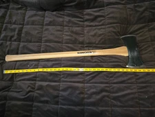 ROUGHNECK, DOUBLE BIT 9 1/2" AXE W/ ORIGINAL HANDLE 3 feet