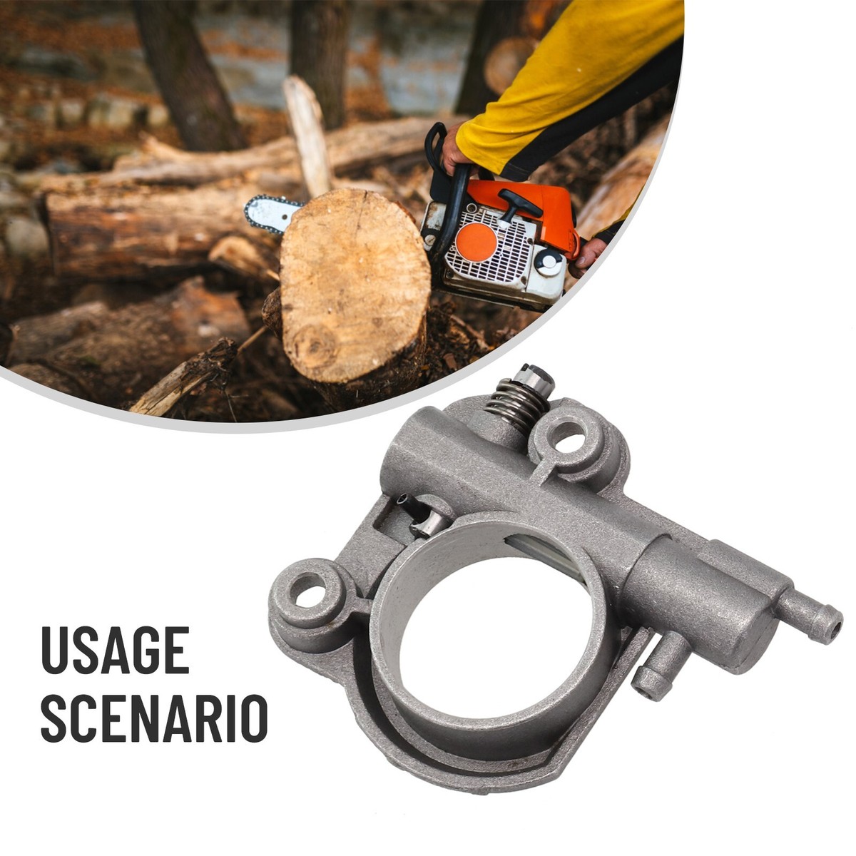 Oiler Oil Pump Fits For-Echo CS-550P CS-600P CS-590 CS-620P