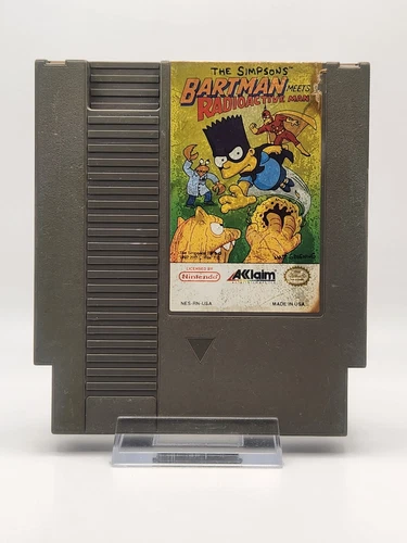 The Simpsons: Bartman Meets Radioactive Man Nintendo NES Tested Authentic