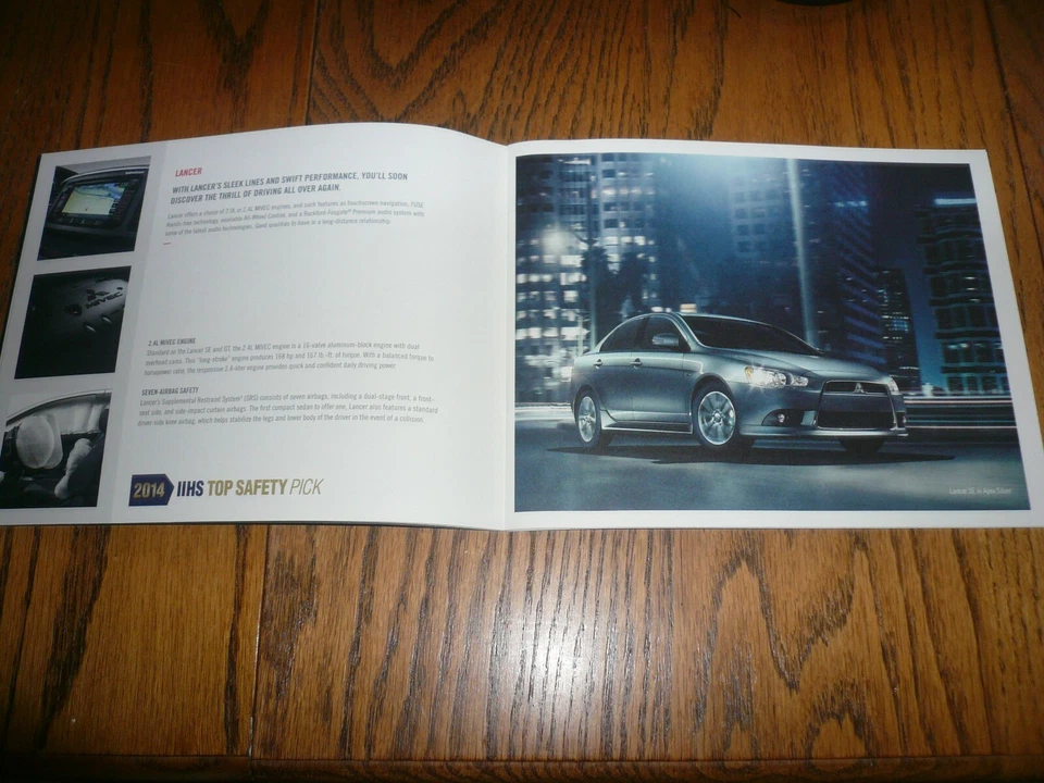 2015 Mitsubishi Outlander Sport Lancer Mirage I-MIEV Sales Brochure - Image 3 of 4