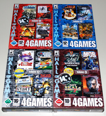16 PC SPIELE SAMMLUNG HALL OF GAMES - FIRE DEPARTMENT FAIR STRIKE VIVISECTOR RPM