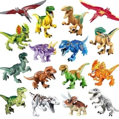 16pc x dinosaure pour Jurassic World lego Dinosaur Tyrannosaurus TREX Park
