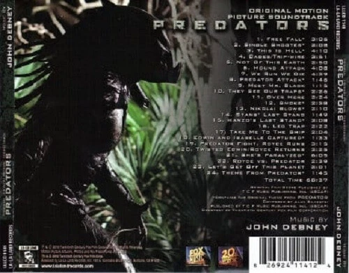 Predators (2010) Complete Score CD / signed by Composer John Debney + Actors!!! - Bild 2 von 3