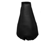 Schwarz Faden Echtleder Schaltmanschette Schaltsack Für OPEL CORSA A 1982-1993