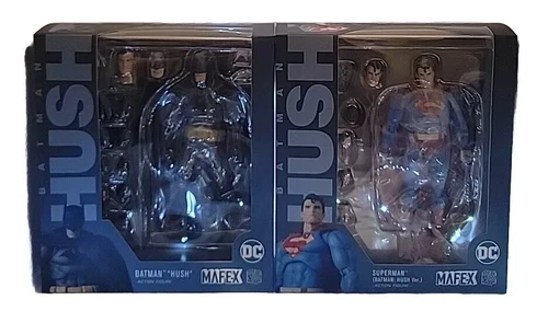 Mafex Hush Superman And Blue Hush Batman