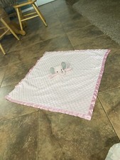 Pink Elephant Lovey 29x28 Soft