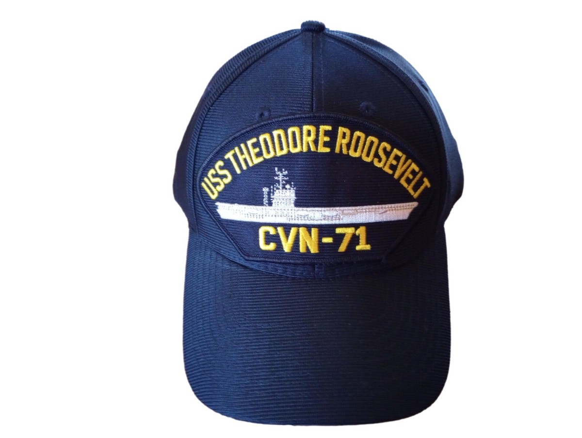 USS THEODORE ROOSEVELT CVN 71 NAVY SHIP HAT U.S MILITARY OFFICIAL