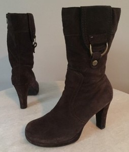 skechers brown suede boots