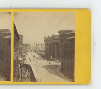 Leeds Park Row England William Hanson Stereoview