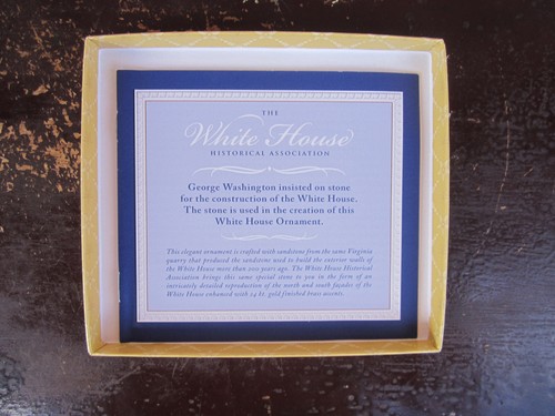 Weißes Haus Historischer Verein Gedenkschmuck mit Box Broschüre - Bild 4 von 4