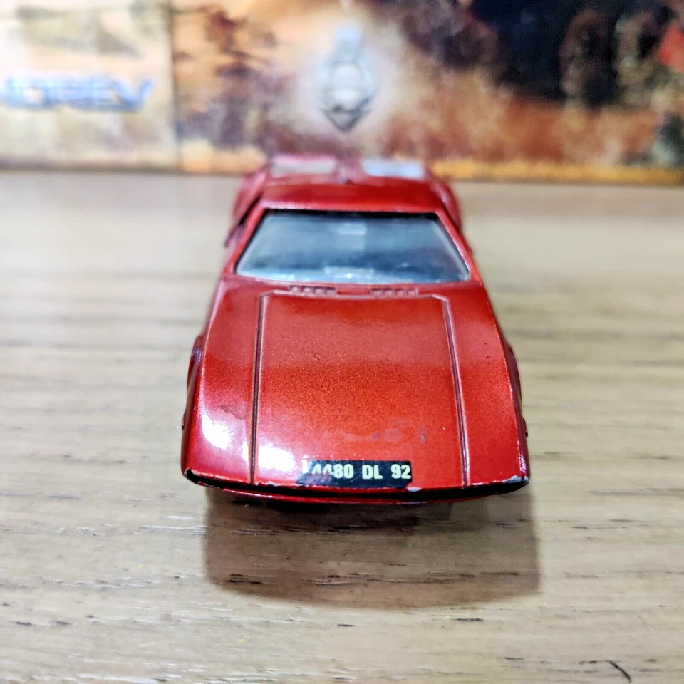 AUTO SOLIDA MANGUSTA DI TOMASO N. 166 ROSSA 1:43 MADE IN FRANCE - Immagine 3 di 4