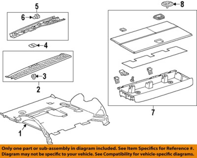 GM OEM 15-20 Escalade ESV Rear Body Interior Trim-Scuff Plate 22886552 ...