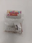 The World of Children Porcelain Collection Doll Shoes Ankle Strap Gold Buckle