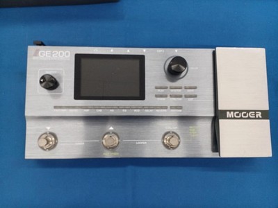 MOOER GE200 Guitar Multi Effects Amp Modeler Processor Looper Drum Machine Used