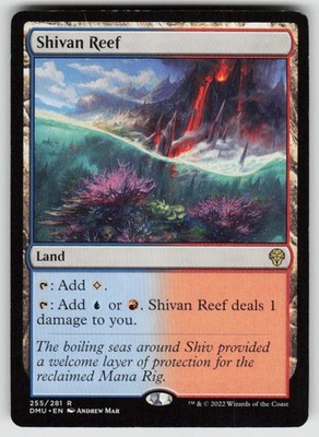 Shivan Reef 255 Rare Dominaria United Magic: The Gathering Near Mint